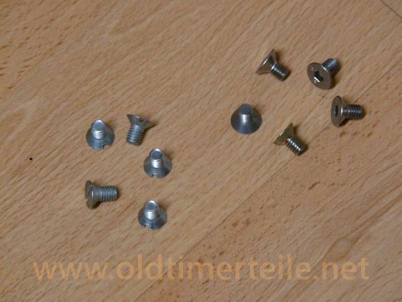 Tornillo de cabeza avellanada