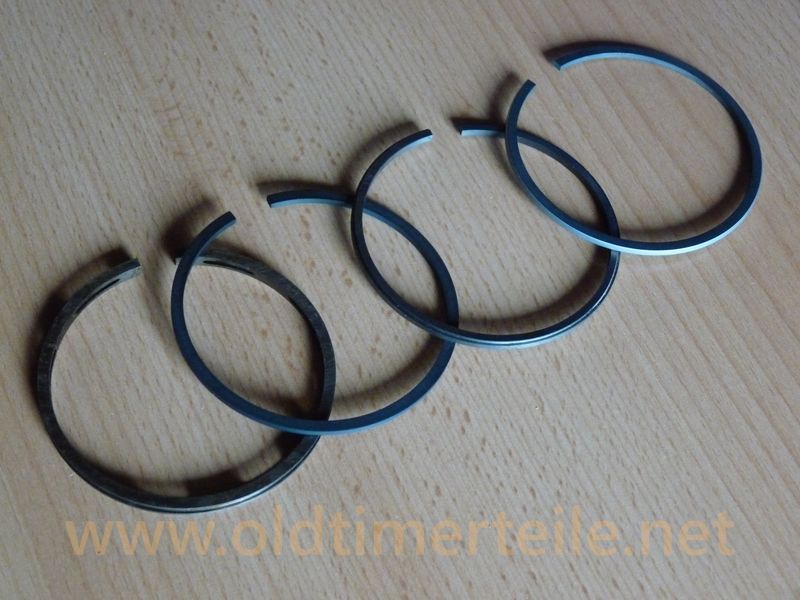 Set of piston rings
