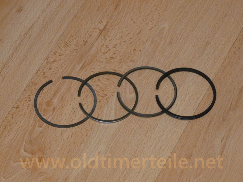 Set of piston rings