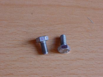 Hex screw, M4x8mm, vz