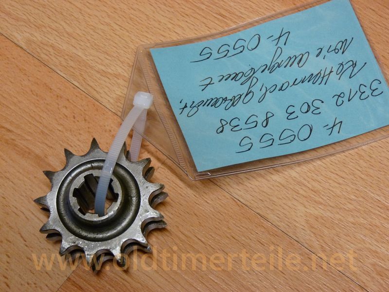 Sprocket wheel, used