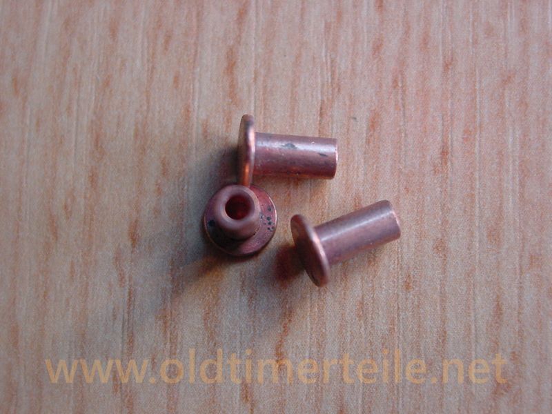 Remache hueco de cobre