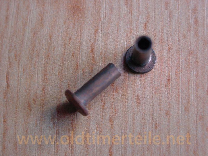 Remache hueco de cobre