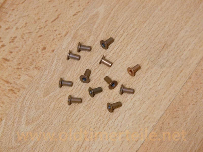 Copper hollow rivet