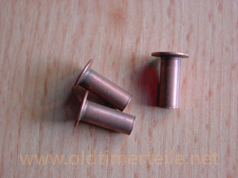 Remache hueco de cobre