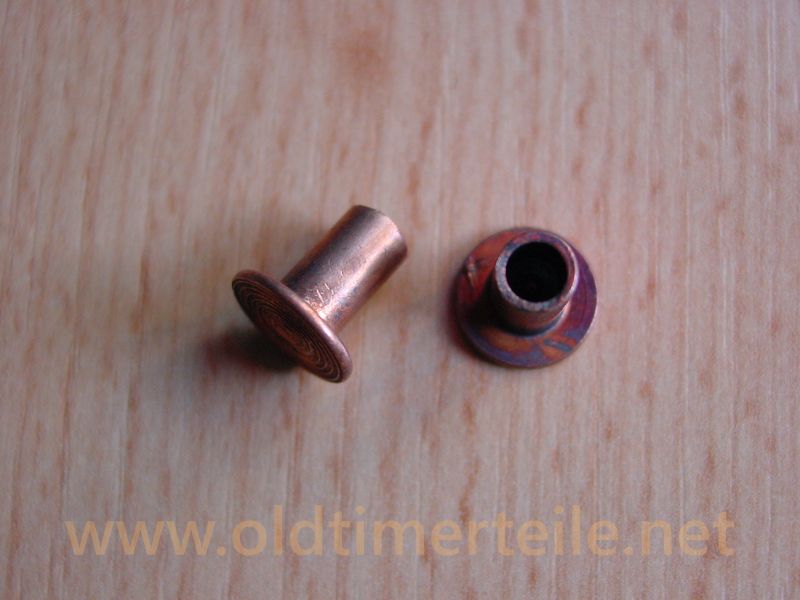 Copper hollow rivet