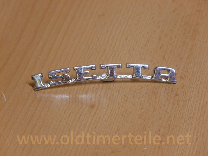 Inscripción «Isetta»