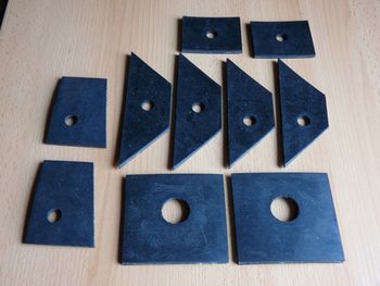 Angle rubber set