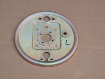 Anchor plate for brakes