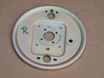 Anchor plate for brakes