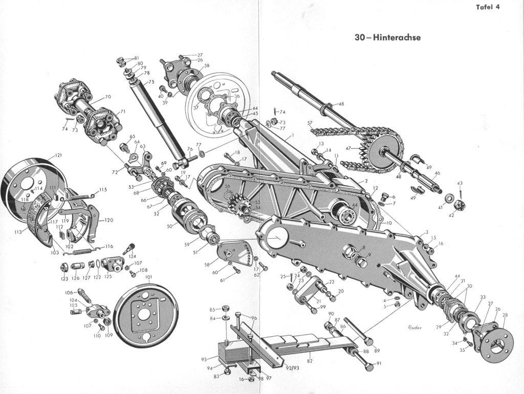 Hinterachse